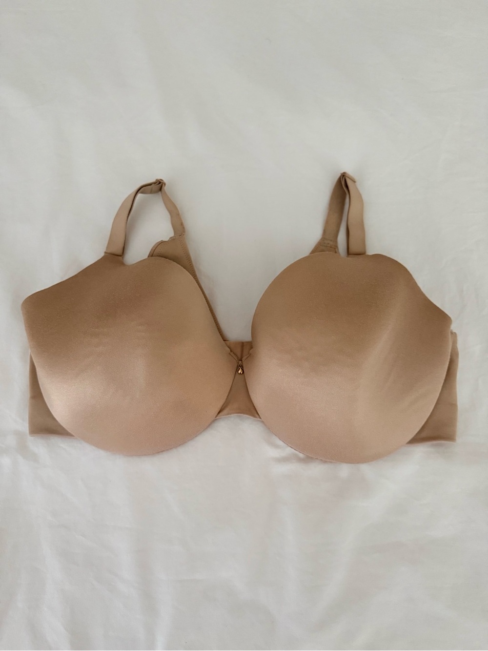 Cacique Invisible Back Smoother Lightly Lined Full Coverage Bra Cafe Mocha 42DD